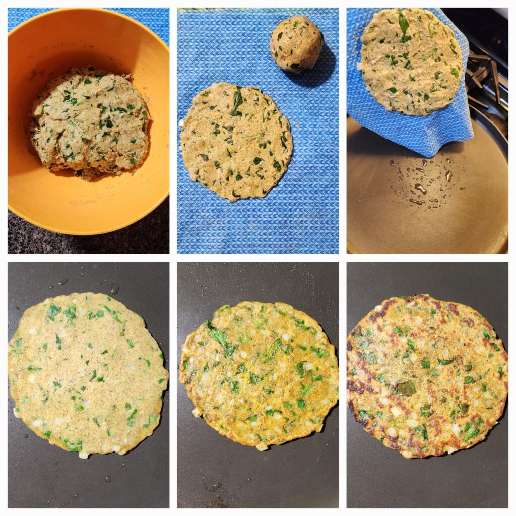 Mixed Flour & Spinach Roti Dr. Savitra